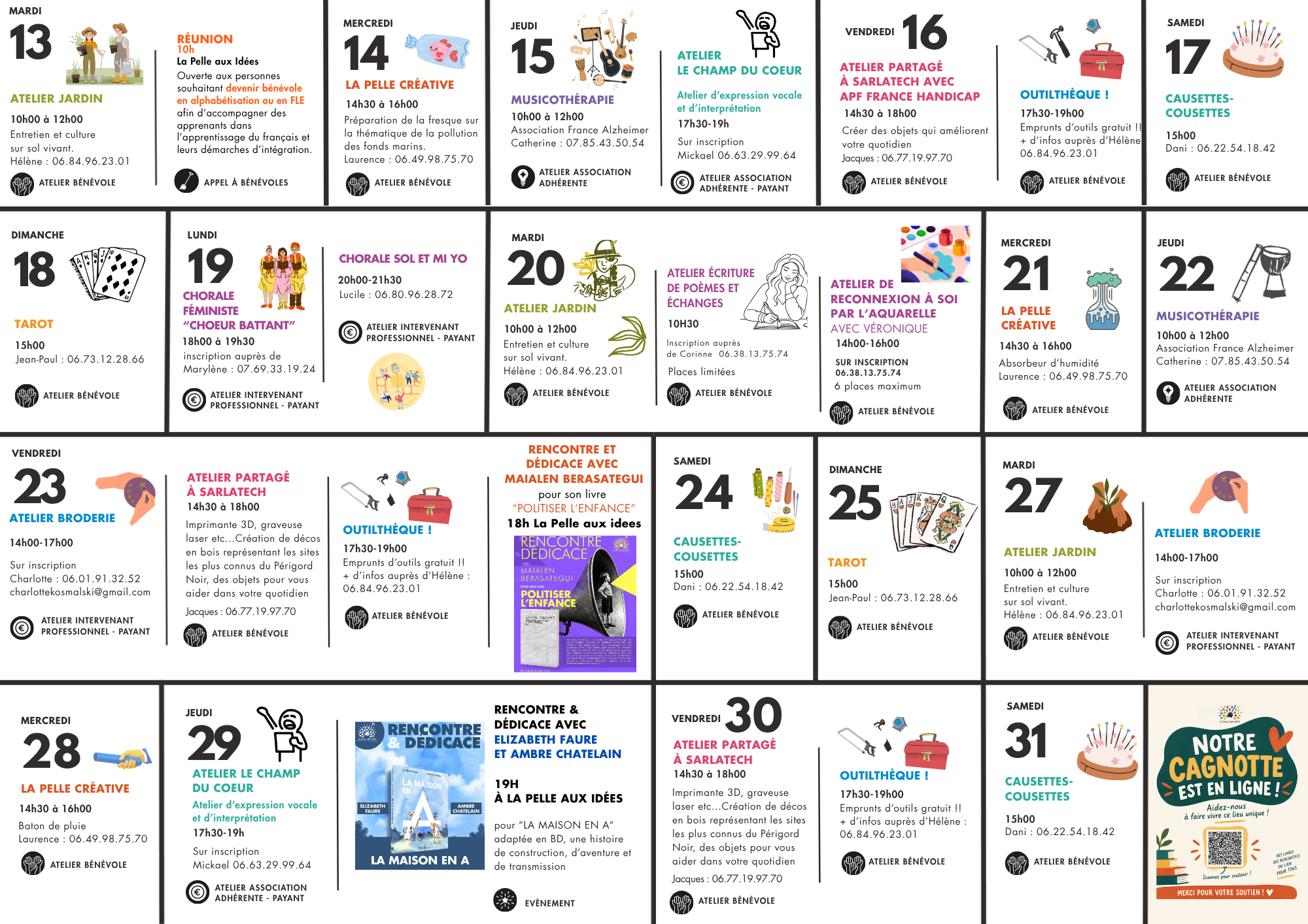 Programme OCT verso